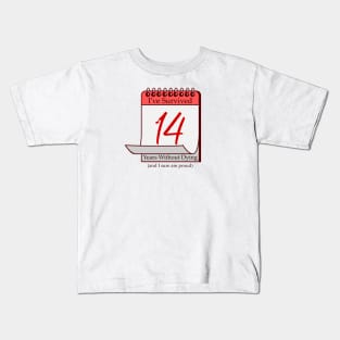 I've Survived 14 Years Kids T-Shirt